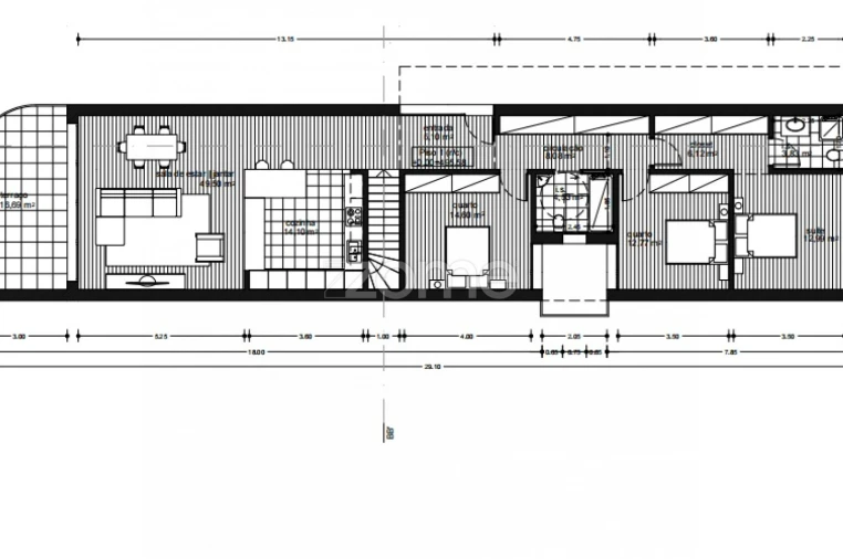 Moradia T3 para Venda em Abraveses Planta 1