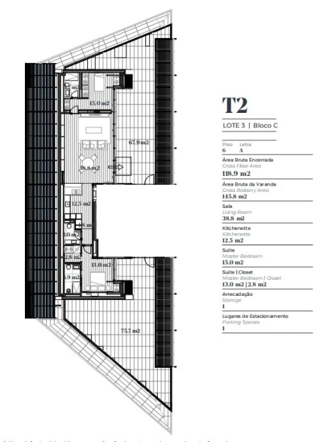 Apartamento T2 para Venda em Marvila