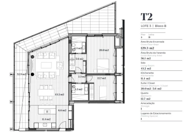 Apartamento T2 para Venda em Marvila