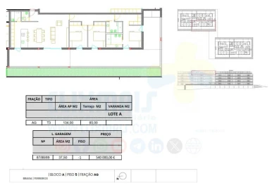 Apartamento T4 para Venda em Ferreiros e Gondizalves