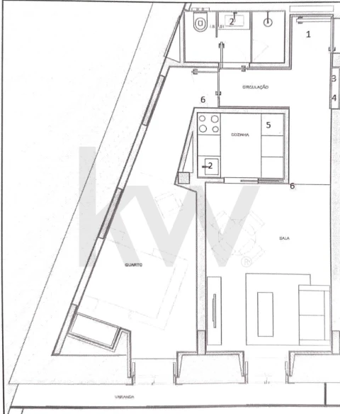 Apartamento T1 para Venda em Misericórdia