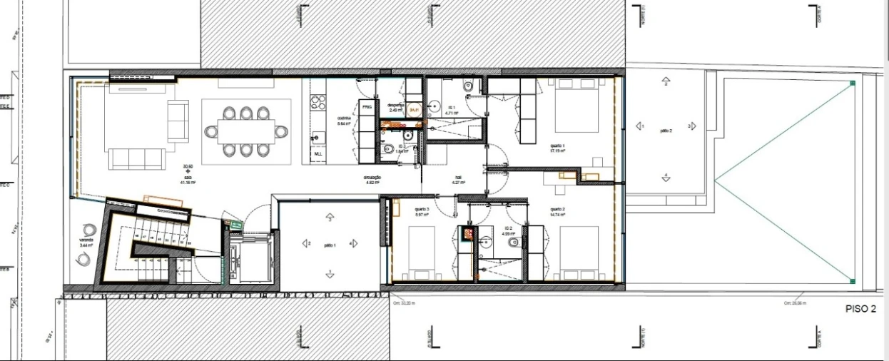 Apartamento T3 para Venda em Aldoar, Foz do Douro e Nevogilde Planta 1