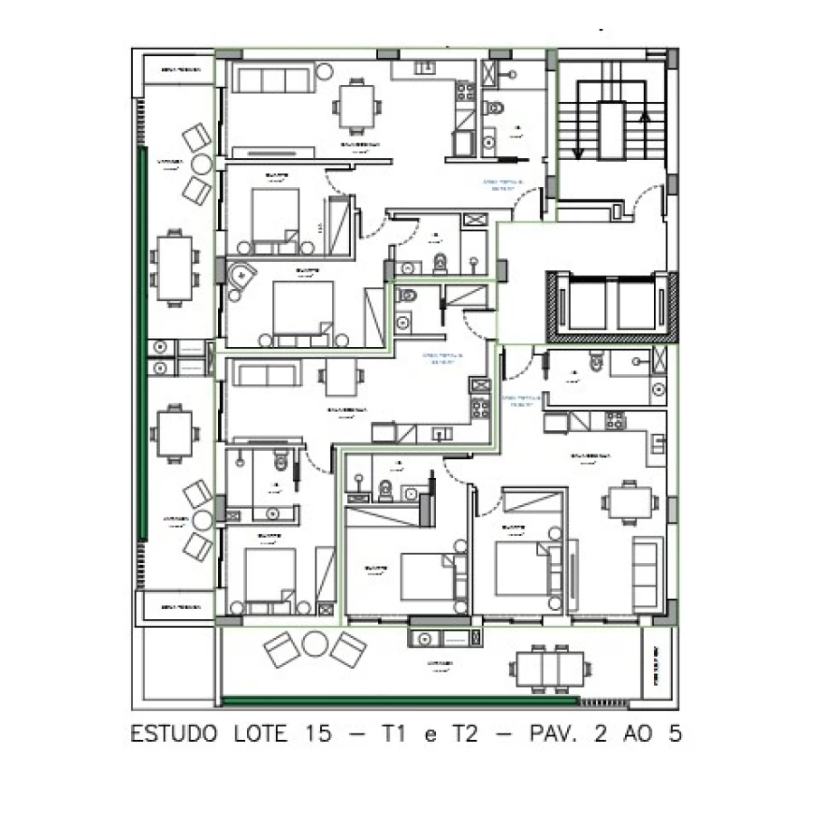 Apartamento T2 para Venda em Portimão Planta 1