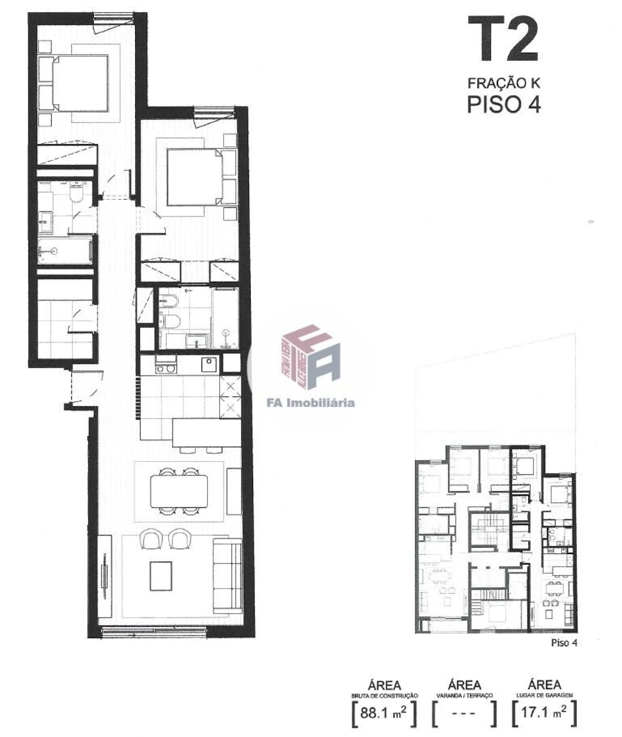 Apartamento T2 para Venda em Matosinhos e Leça da Palmeira Foto 13