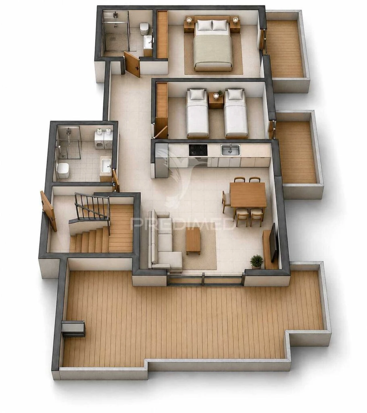 Apartamento T2 para Venda em Quarteira Foto 4