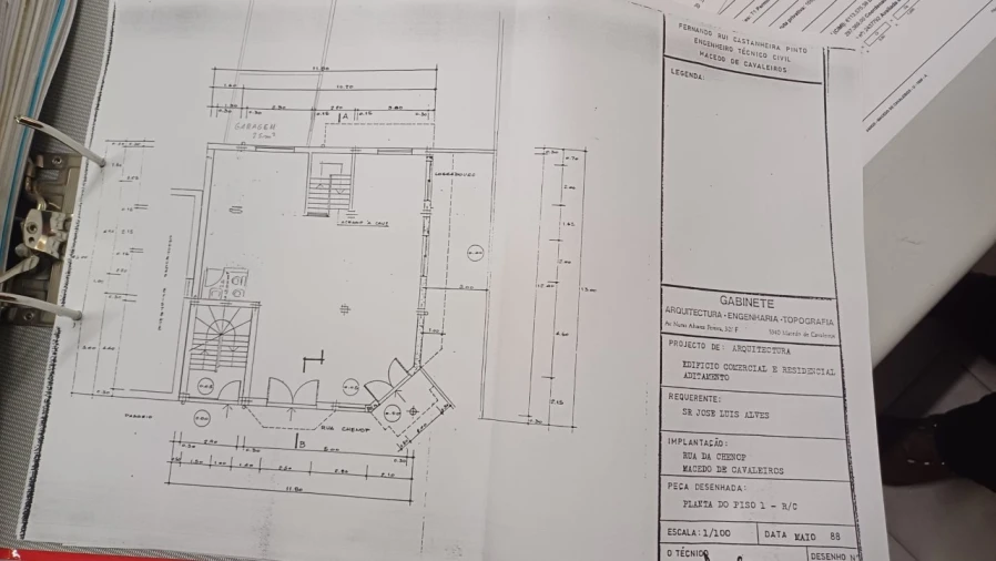 Loja para Venda em Macedo de Cavaleiros Planta 1