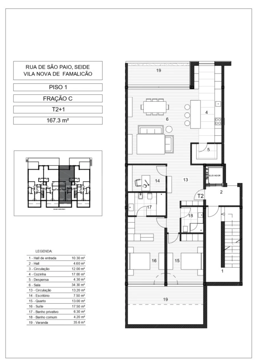 Apartamento T2 para Venda em Seide Foto 14