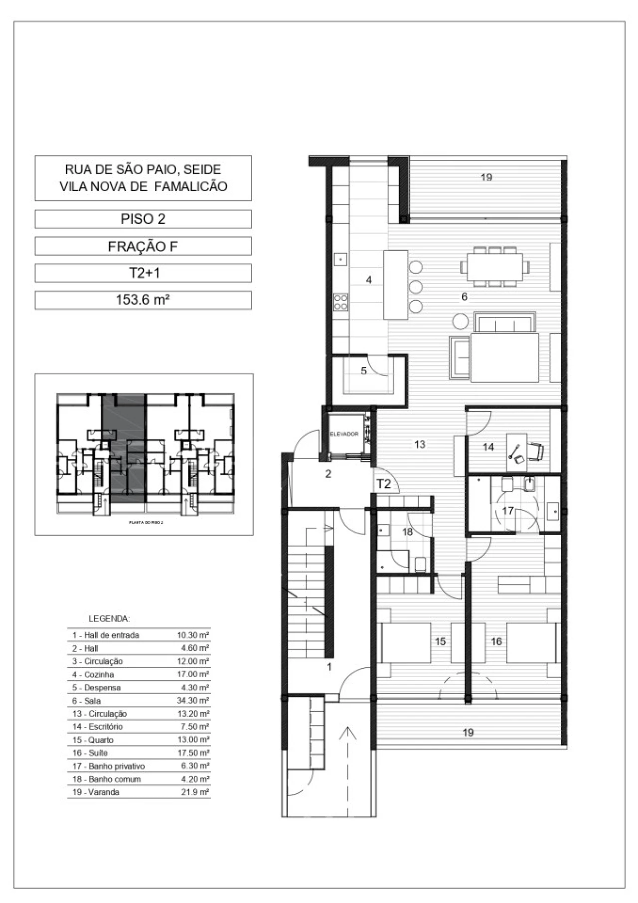 Apartamento T2 para Venda em Seide Foto 14