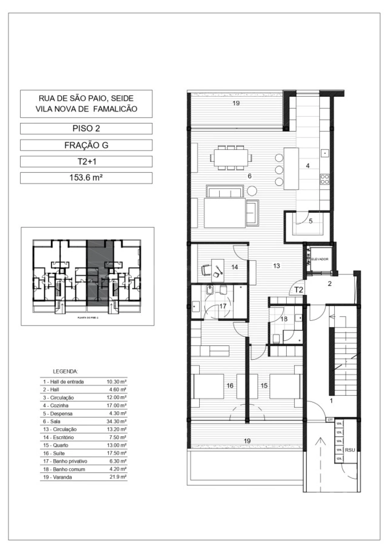 Apartamento T2 para Venda em Seide Foto 14