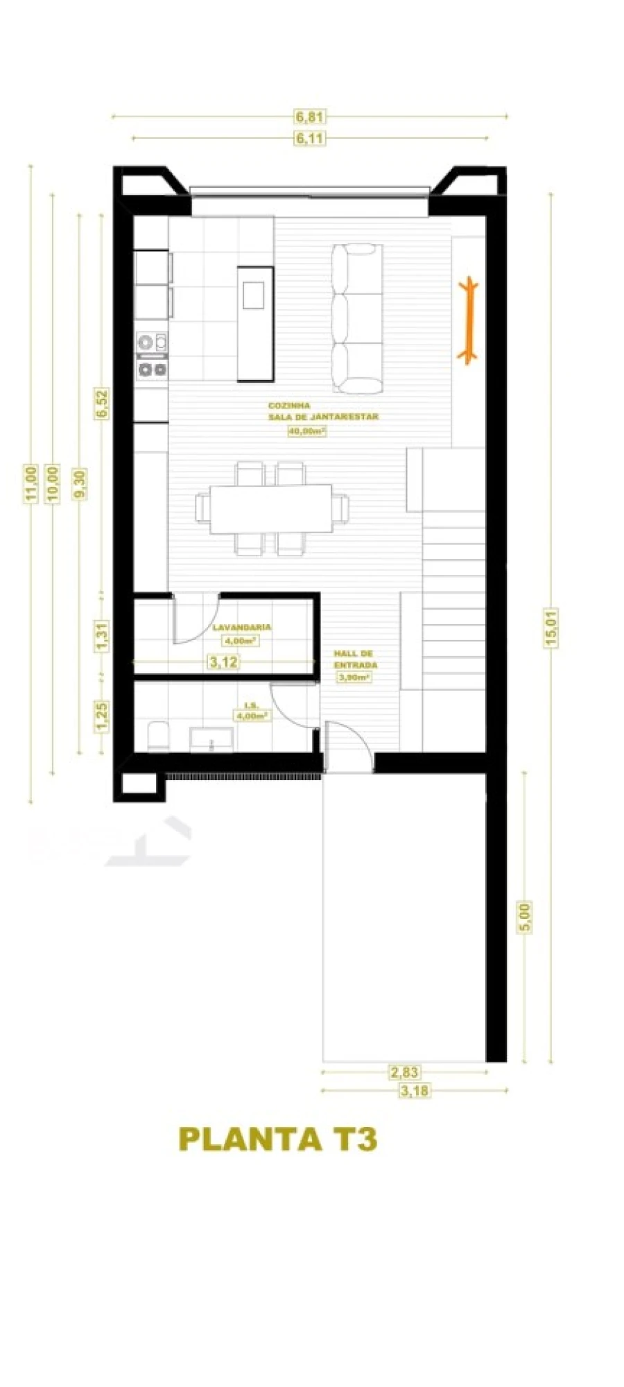 Moradia T3 para Venda em Tamel (São Verissimo) Foto 15