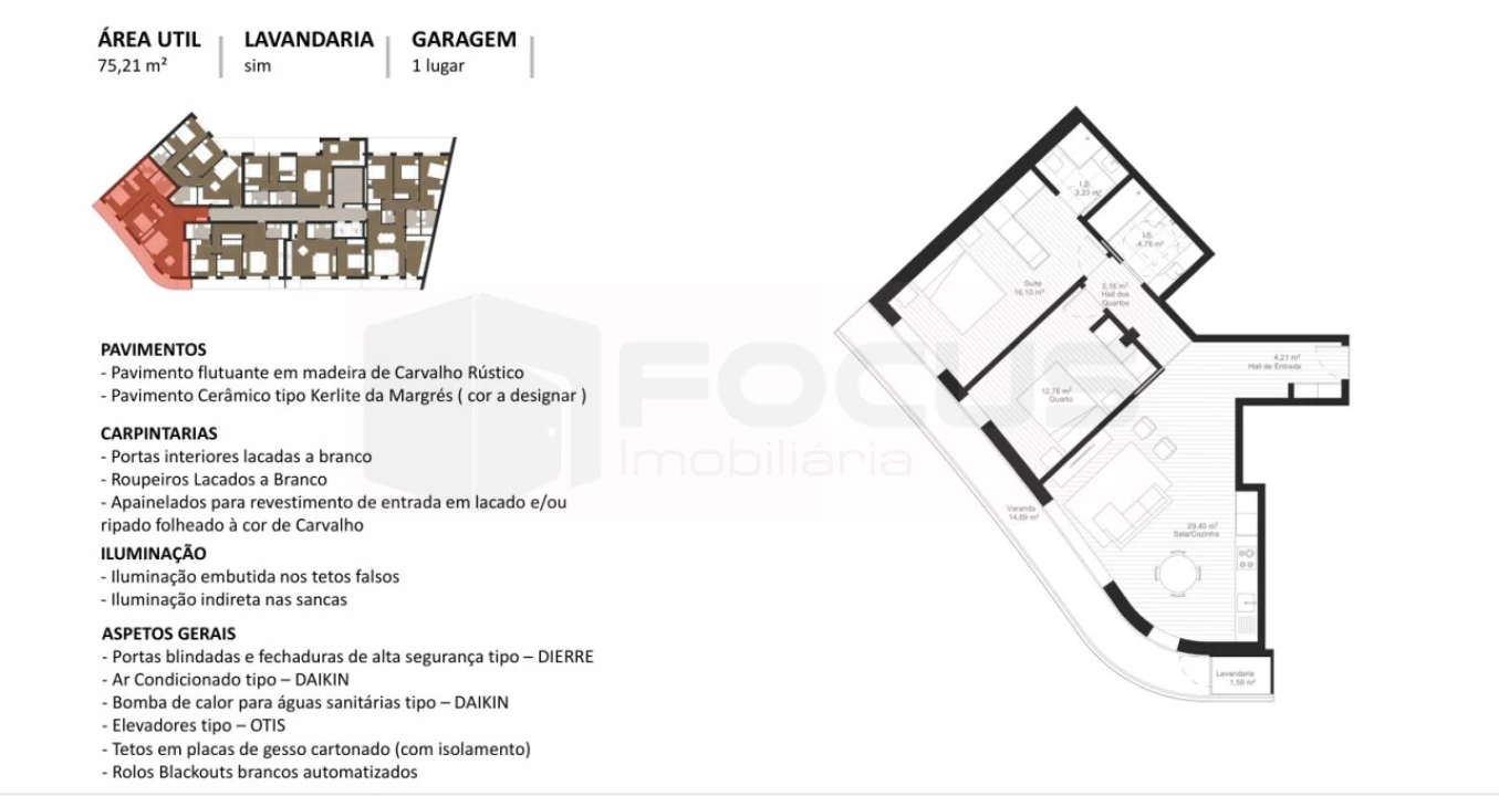 Apartamento T2 para Venda em Esgueira Foto 14