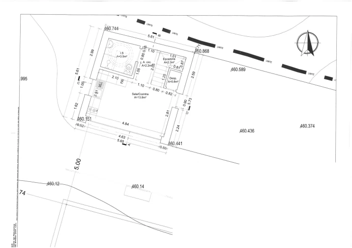 Moradia T1 para Venda em Peso e Vales do Rio Foto 21