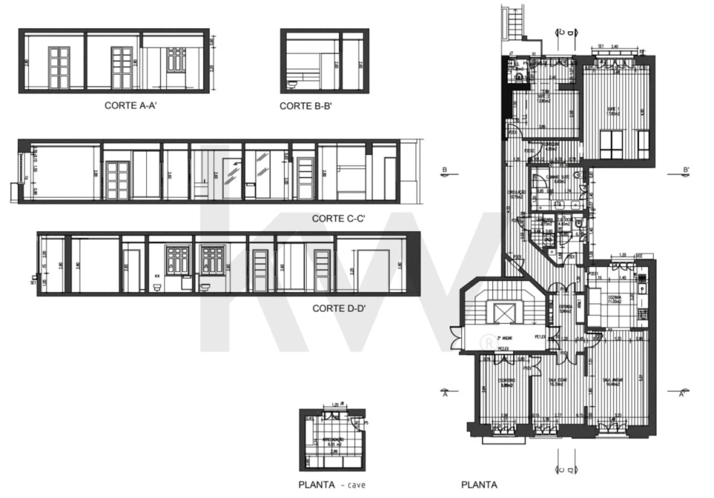 Apartamento T3 para Venda em Avenidas Novas Foto 34