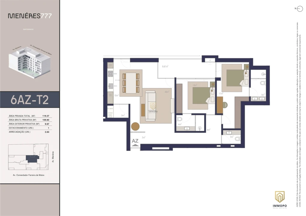 Apartamento T2 para Venda em Matosinhos e Leça da Palmeira Foto 26