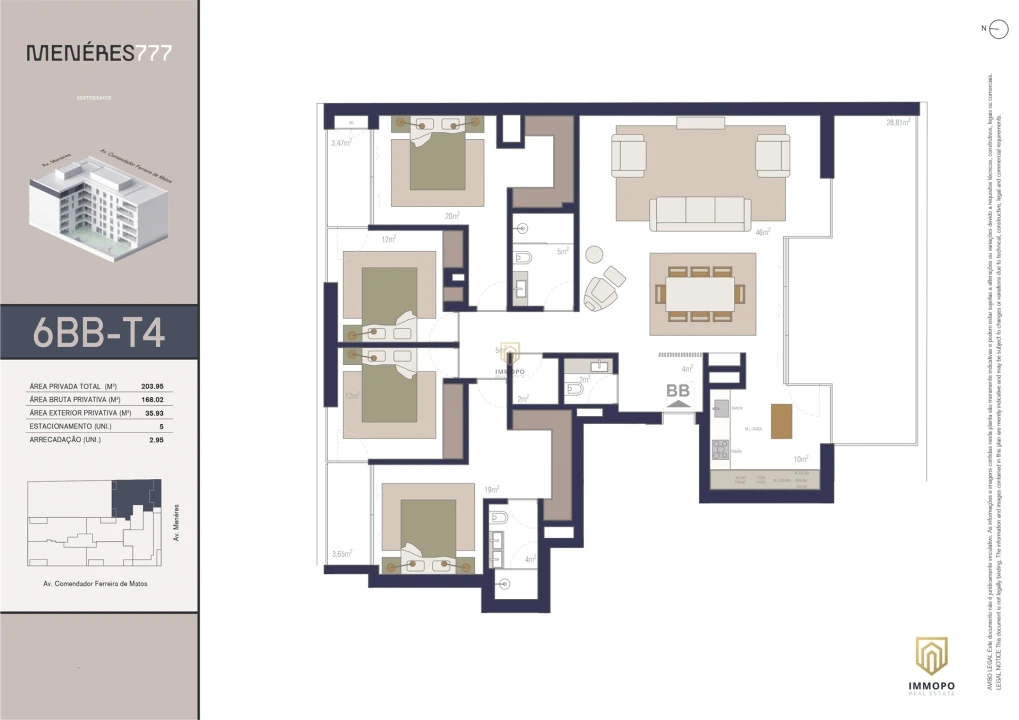 Apartamento T4 para Venda em Matosinhos e Leça da Palmeira Foto 26