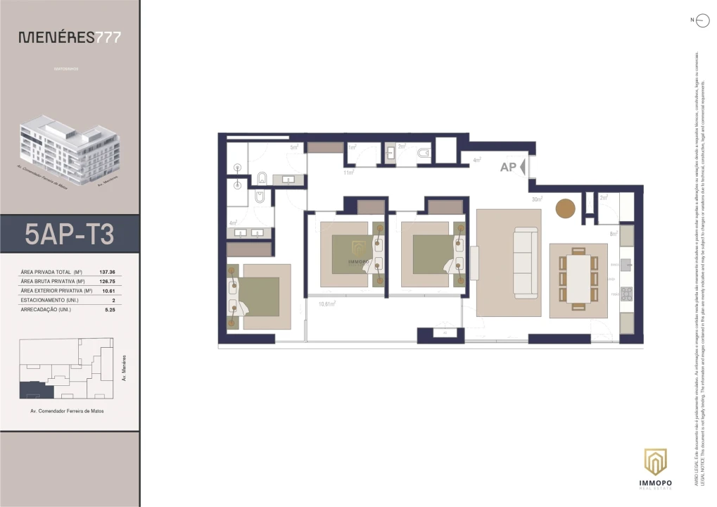 Apartamento T3 para Venda em Matosinhos e Leça da Palmeira Foto 26
