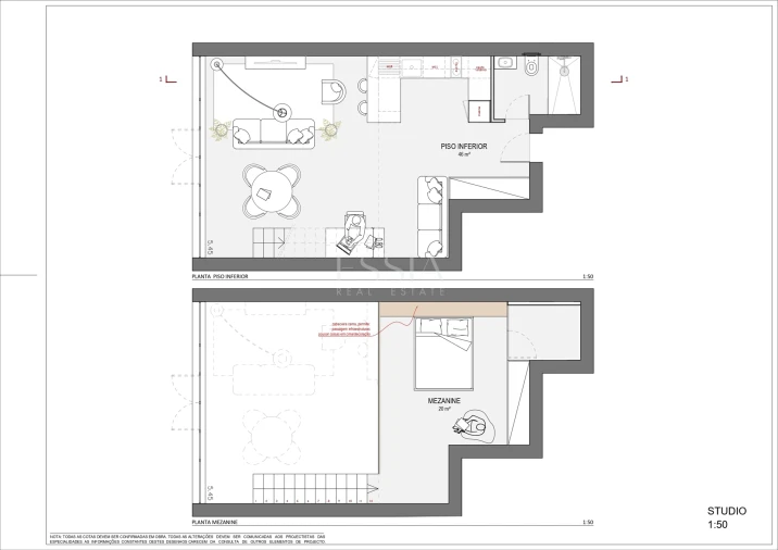 Apartamento T1 para Venda em Cedofeita, Santo Ildefonso, Sé, Miragaia, São Nicolau e Vitória Planta 1