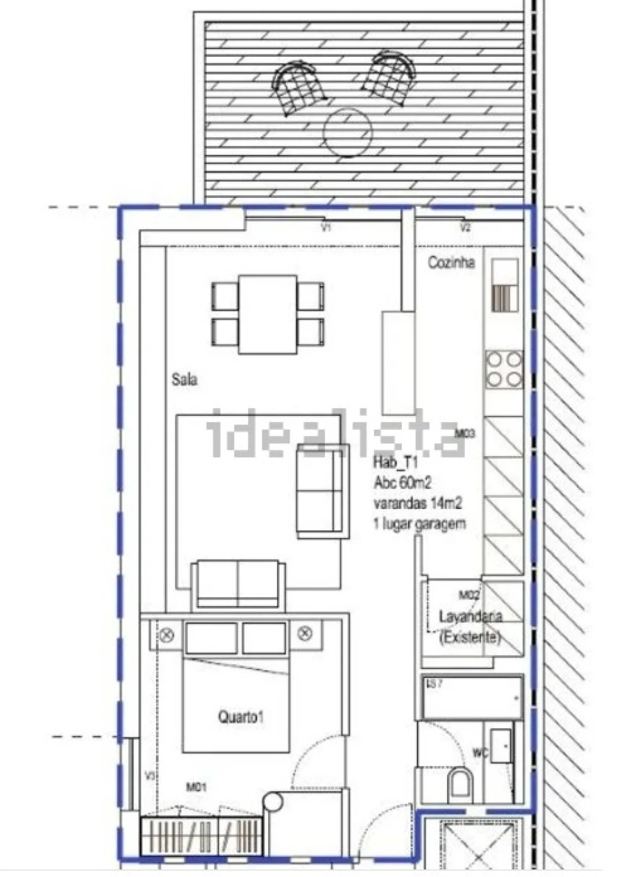 Apartamento T1 para Arrendamento em Aldoar, Foz do Douro e Nevogilde Foto 23