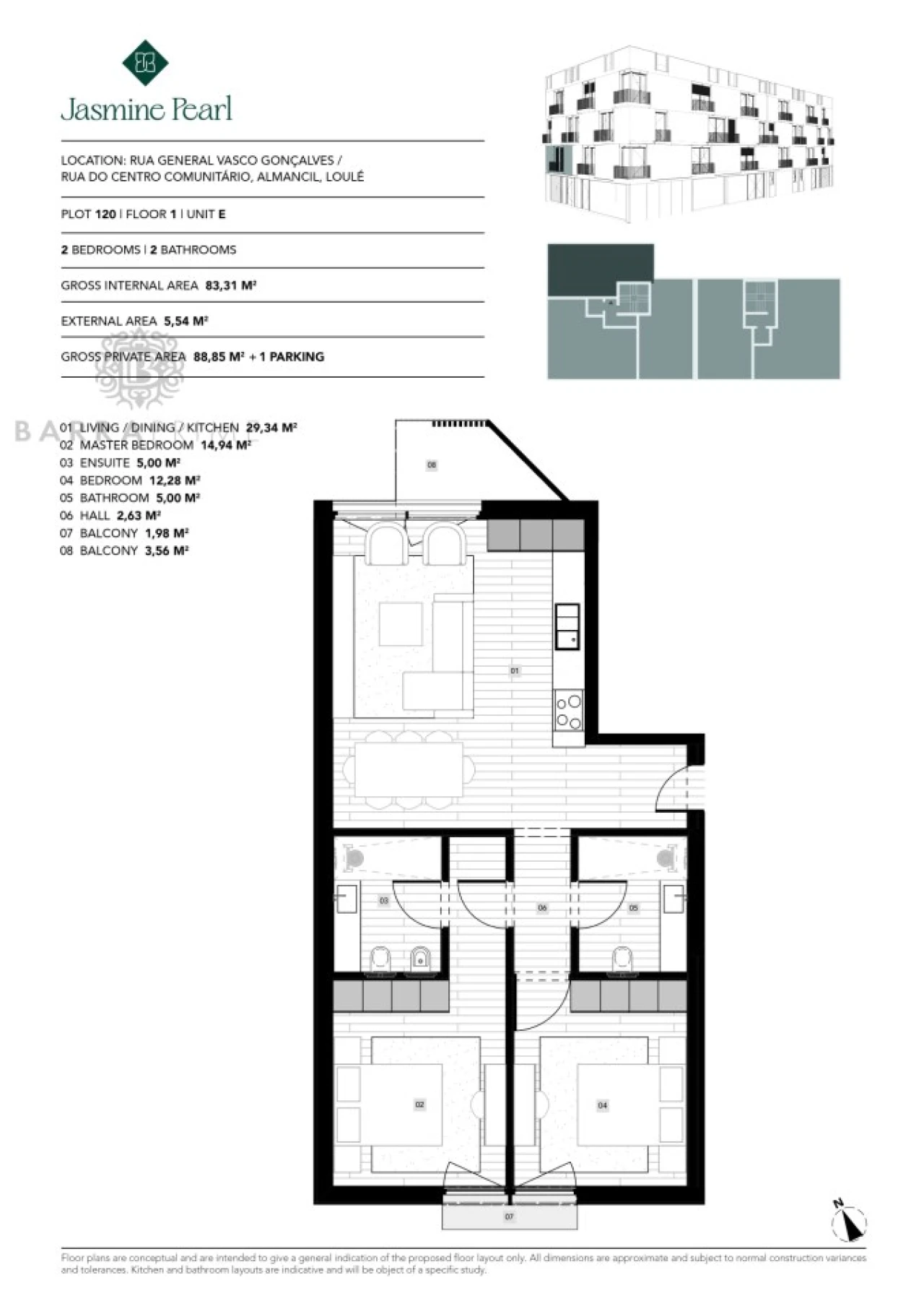Apartamento T3 para Venda em Almancil Foto 9