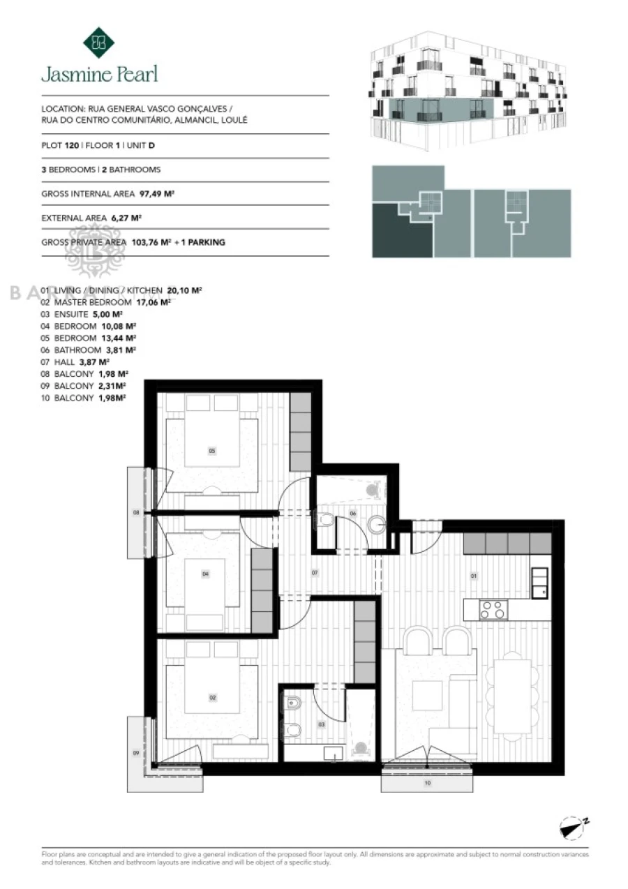 Apartamento T3 para Venda em Almancil Foto 8