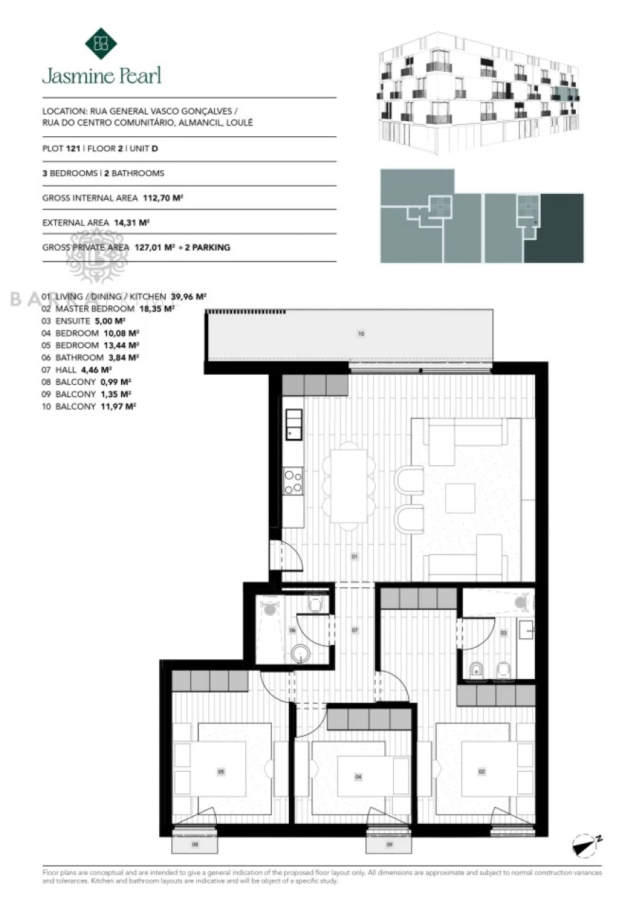 Apartamento T3 para Venda em Almancil Foto 13