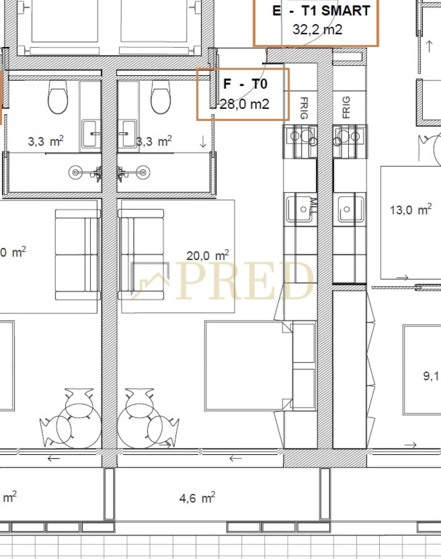 Apartamento para Venda em São Mamede de Infesta e Senhora da Hora Foto 6