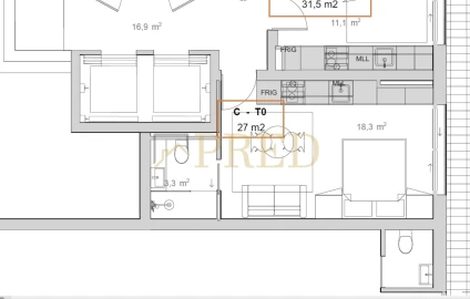 Apartamento para Venda em São Mamede de Infesta e Senhora da Hora