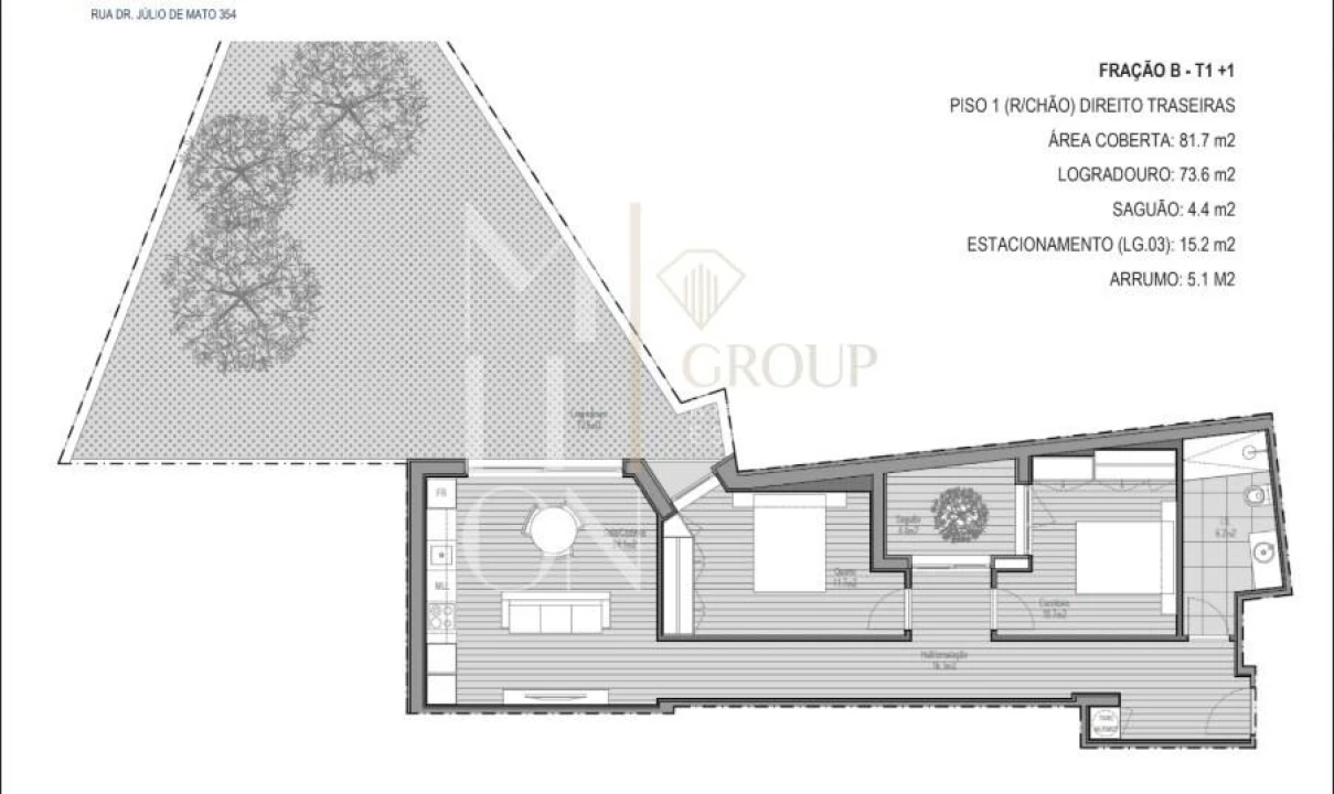 Apartamento T1 para Venda em Paranhos Foto 5