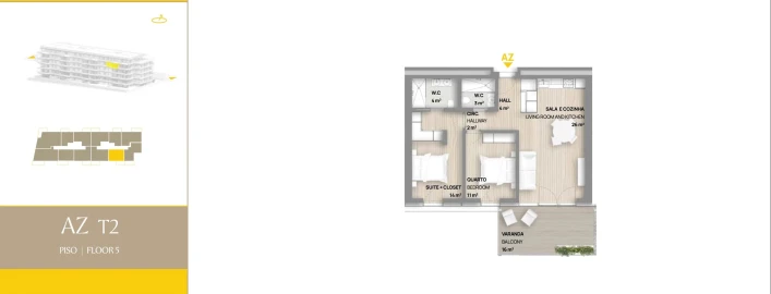 Apartamento T2 para Venda em Canidelo