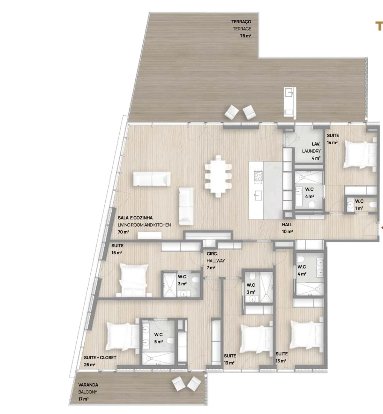 Apartamento T5 para Venda em Canidelo Foto 11