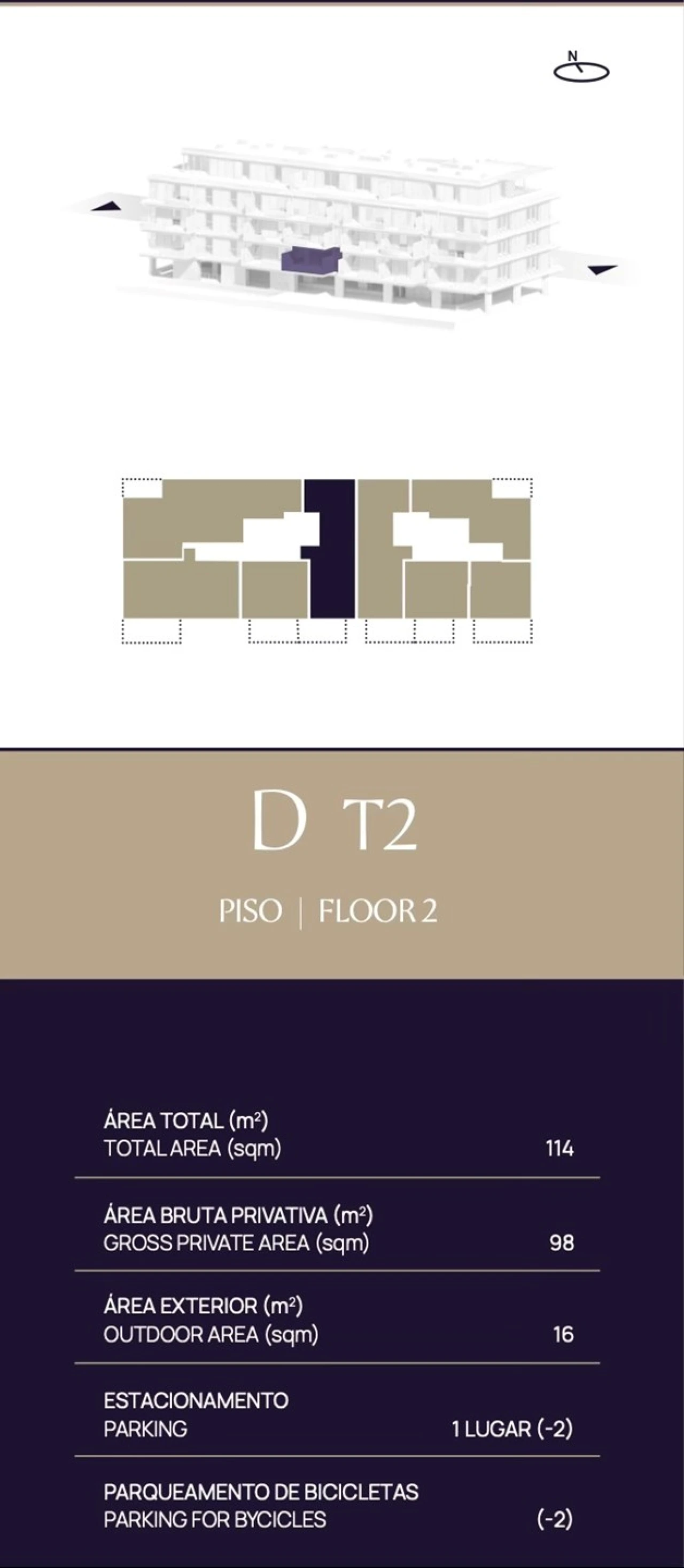 Apartamento T2 para Venda em Canidelo Foto 10