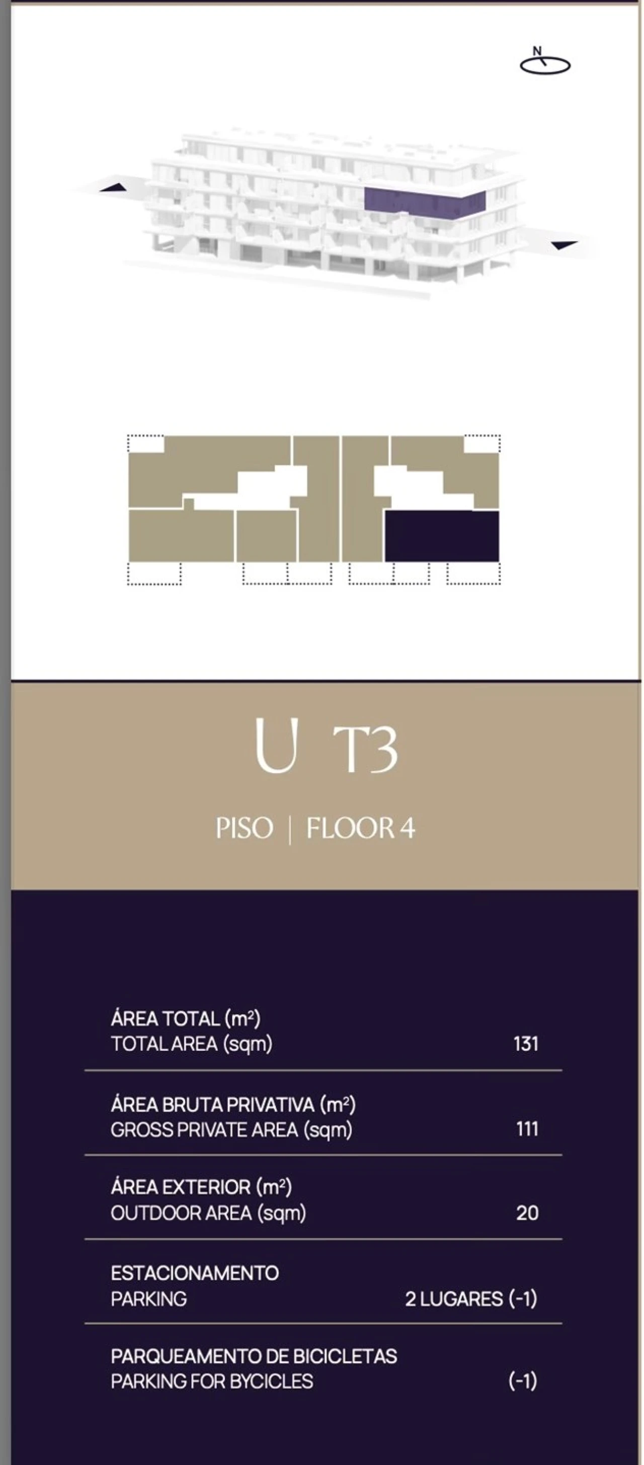 Apartamento T3 para Venda em Canidelo Foto 9