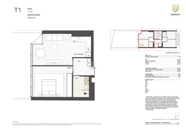 Apartamento T1 para Venda em Matosinhos e Leça da Palmeira