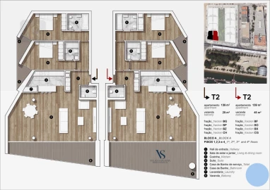 Apartamento T2 para Venda em Olhão