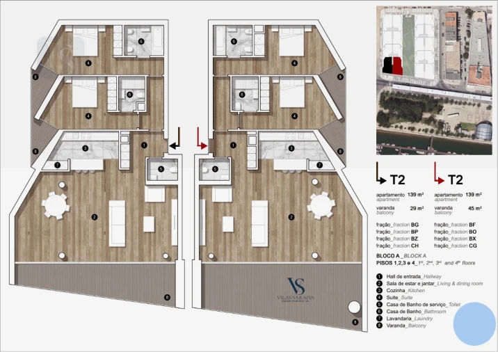 Apartamento T2 para Venda em Olhão Foto 46
