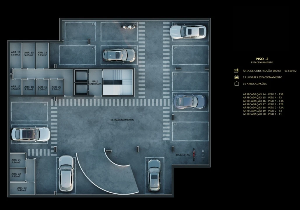 Apartamento T2 para Venda em Campolide Planta 4