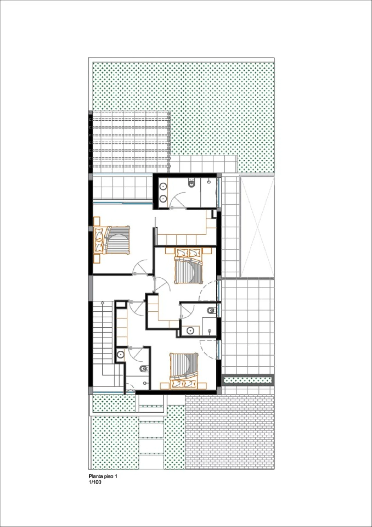 Moradia T3 para Venda em Palmeira Planta 2