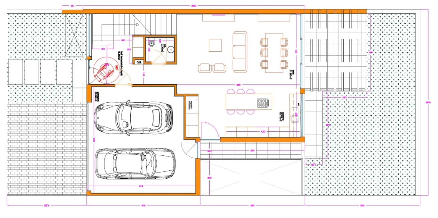 Moradia T3 para Venda em Palmeira Planta 3