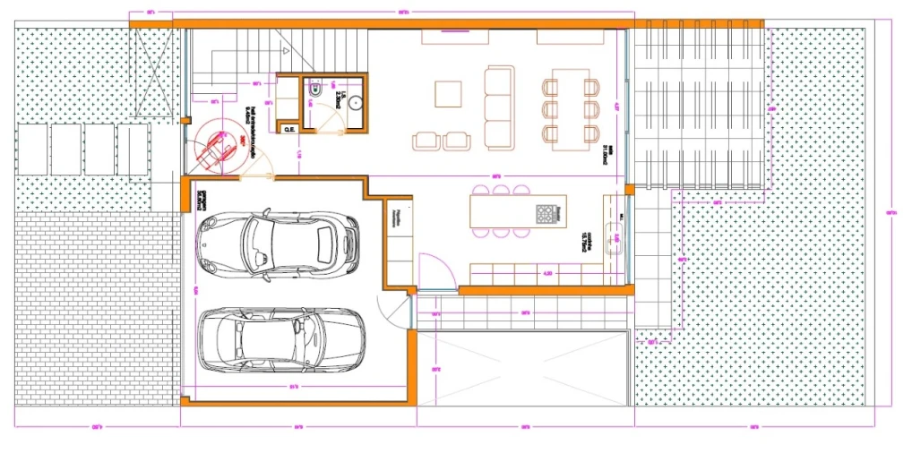 Moradia T3 para Venda em Palmeira Planta 3
