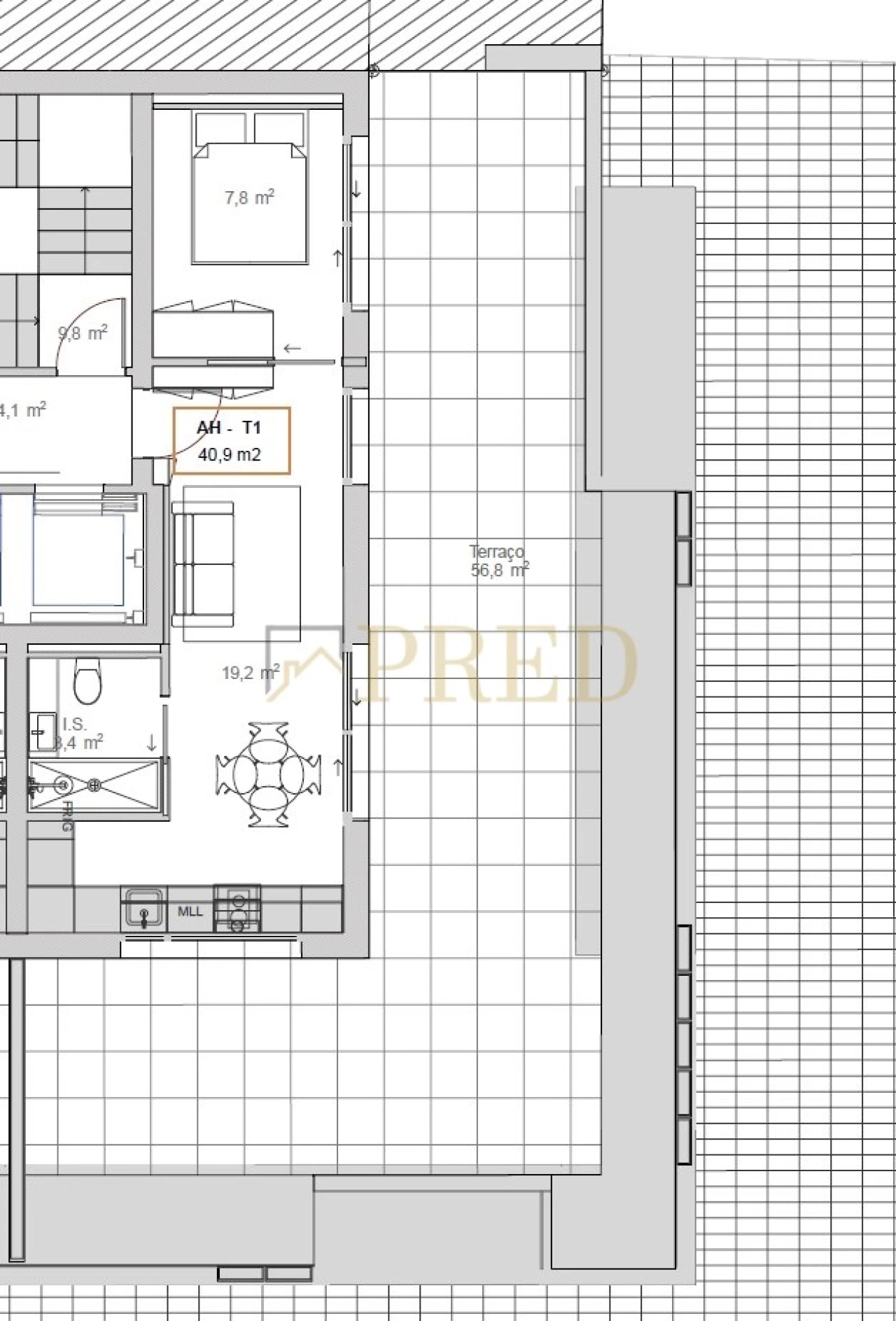 Apartamento T1 para Venda em São Mamede de Infesta e Senhora da Hora Foto 6