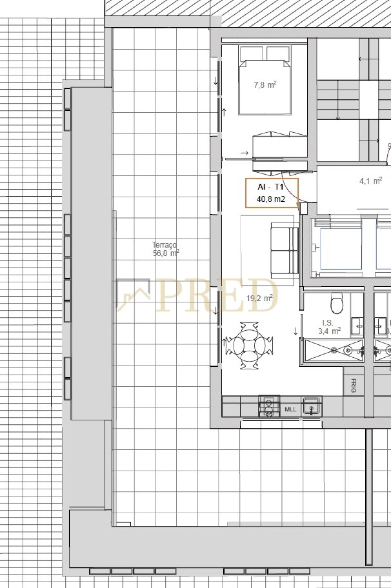Apartamento T1 para Venda em São Mamede de Infesta e Senhora da Hora Foto 6