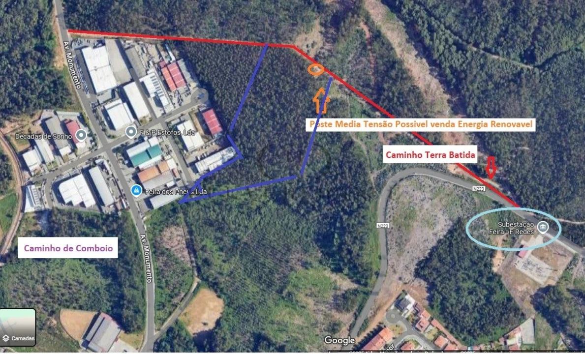 Terreno Comércio / Armazém para Venda em São João de Ver Foto 2
