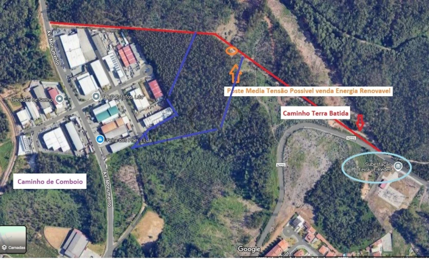 Terreno Comércio / Armazém para Venda em São João de Ver Foto 2