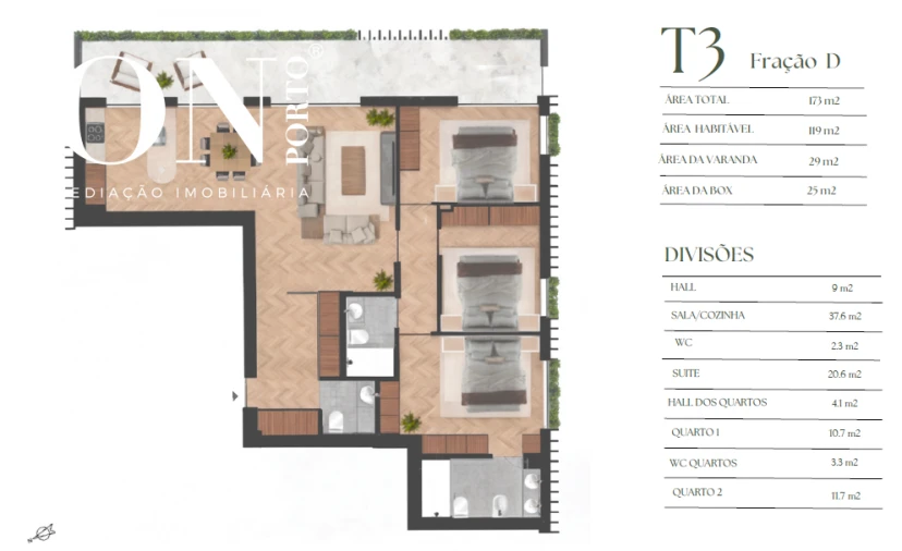 Apartamento T3 para Venda em Lordelo do Ouro e Massarelos Foto 6
