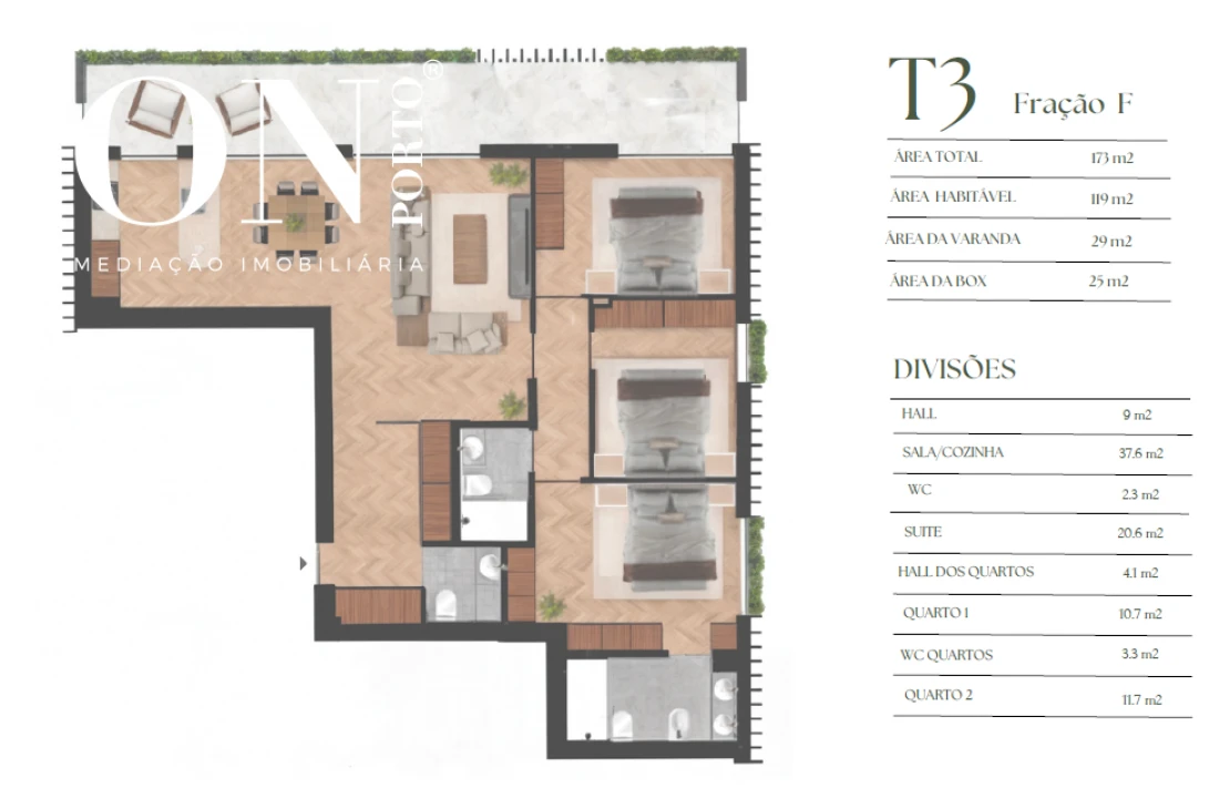 Apartamento T3 para Venda em Lordelo do Ouro e Massarelos Foto 6