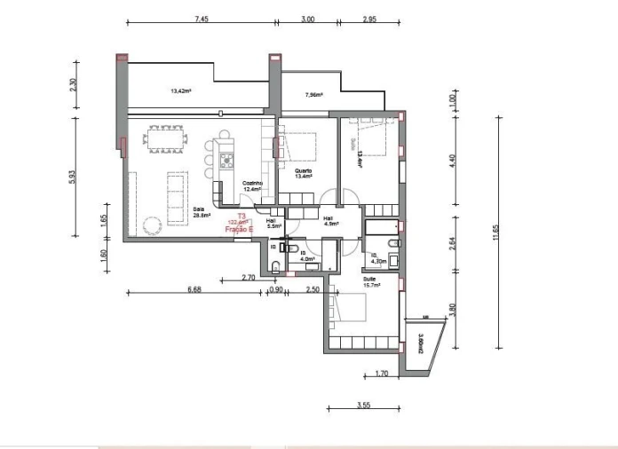 Apartamento T3 para Venda em Santo Antonio dos Olivais Foto 2