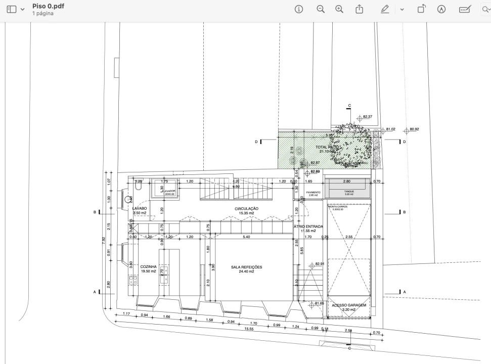 Apartamento T3 para Venda em Estrela Planta 3