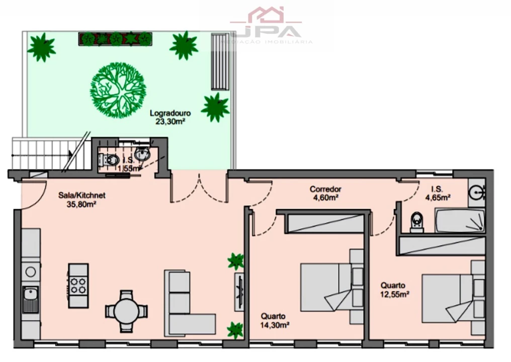 Apartamento T2 para Venda em Vila Real de Santo Antonio Foto 7