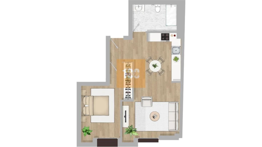 Apartamento T1 para Venda em Cedofeita, Santo Ildefonso, Sé, Miragaia, São Nicolau e Vitória Foto 5