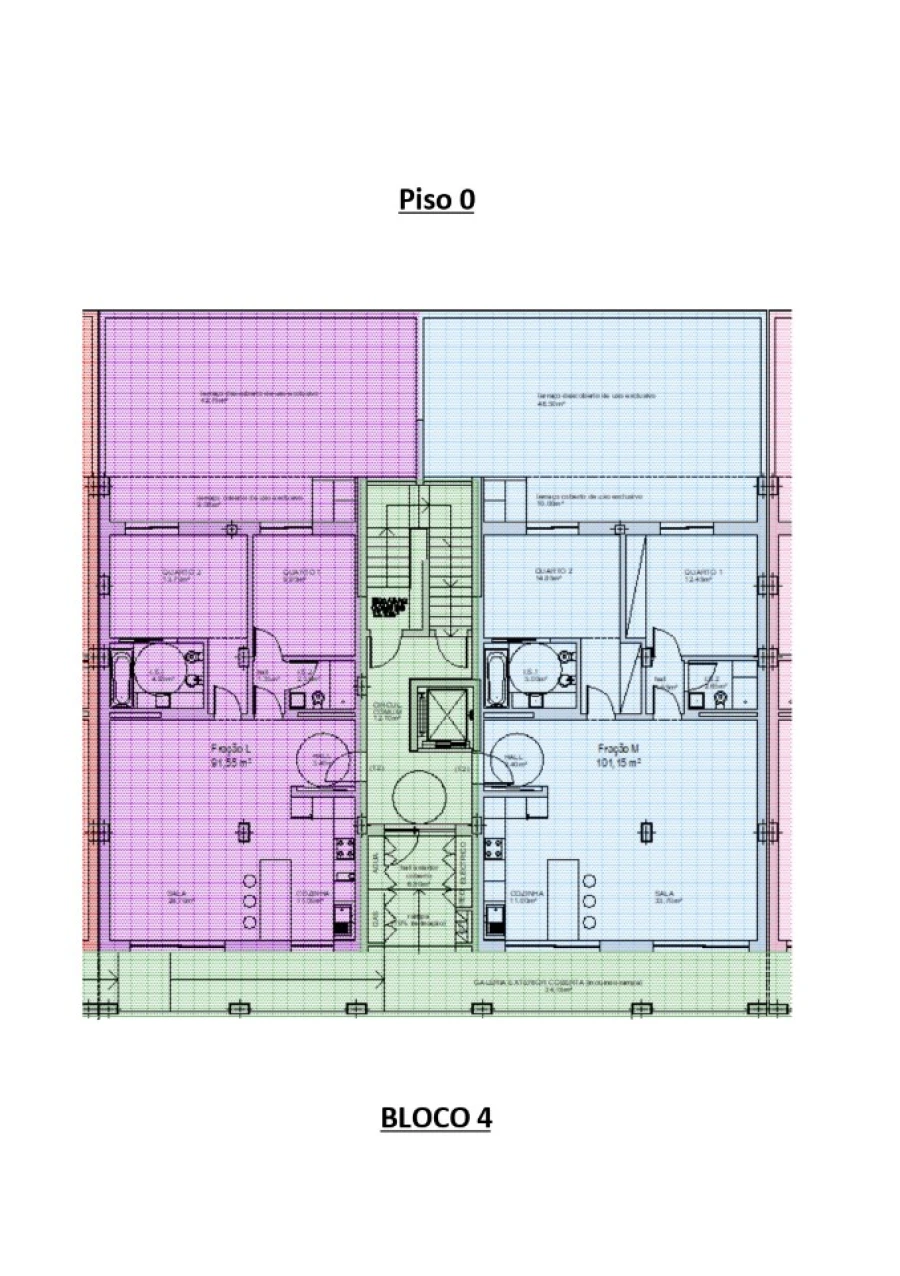 Apartamento T2 para Venda em Loule (São Sebastião) Planta 1